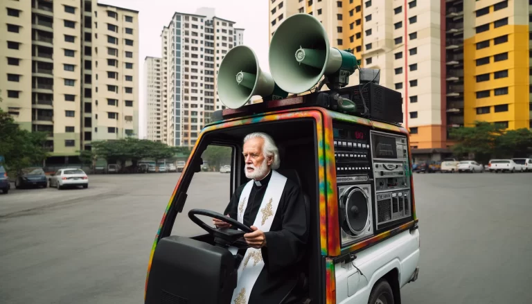 Carro de som chama a atenção